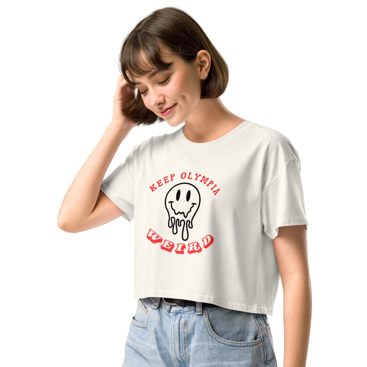 KEEP OLY WEIRD - Women's Crop Top