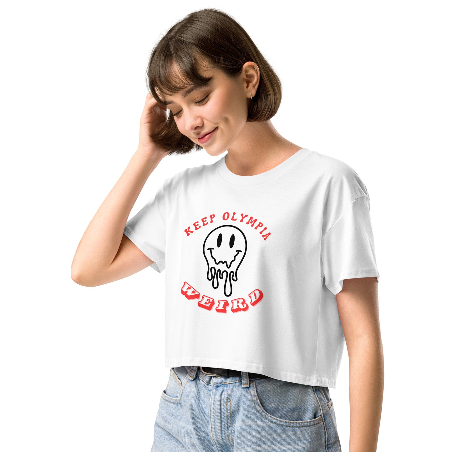 KEEP OLY WEIRD - Women's Crop Top